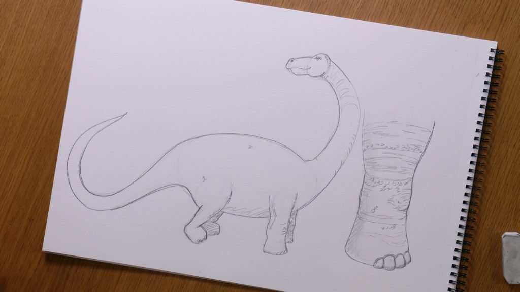 Dessiner un dinosaure