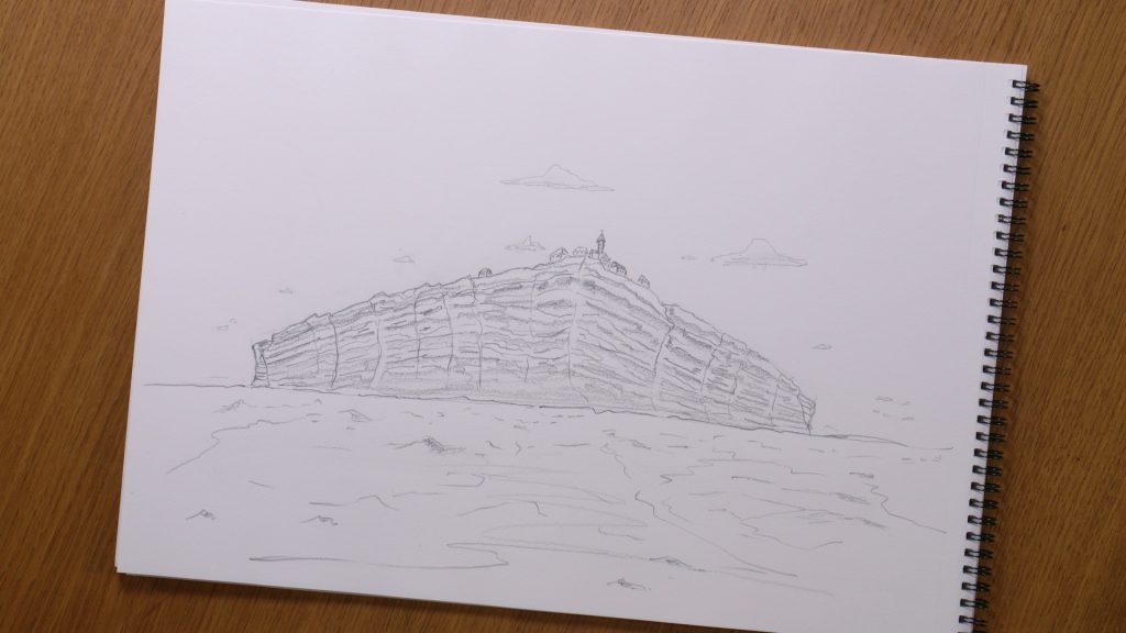 Dessiner une falaise