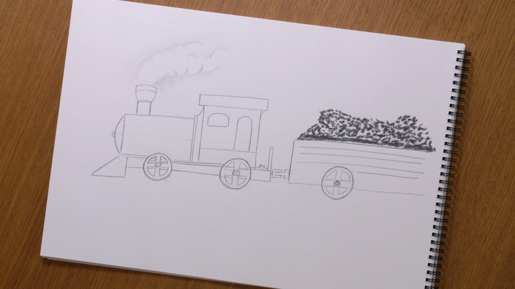 Dessiner une locomotive