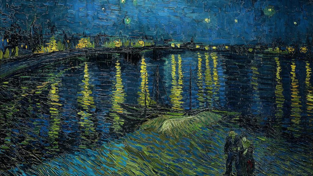 Van Gogh by moonlight