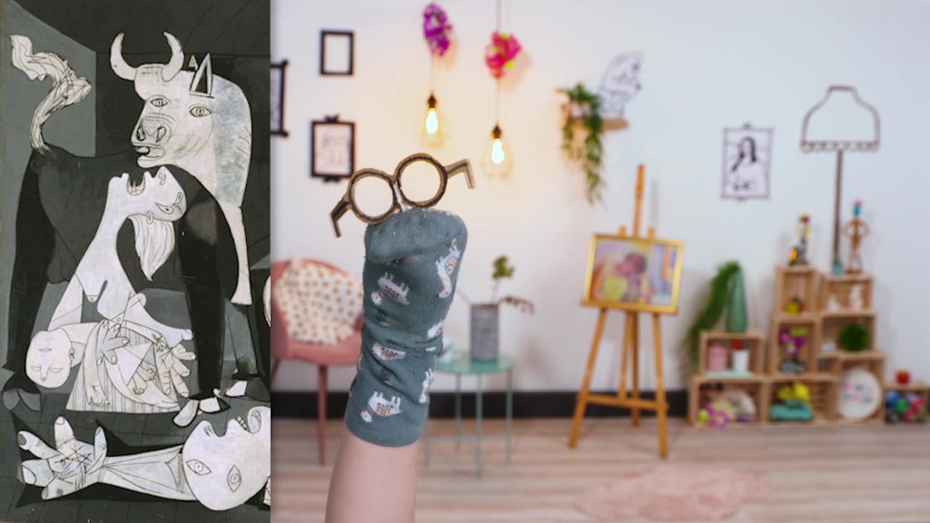 Picasso in socks