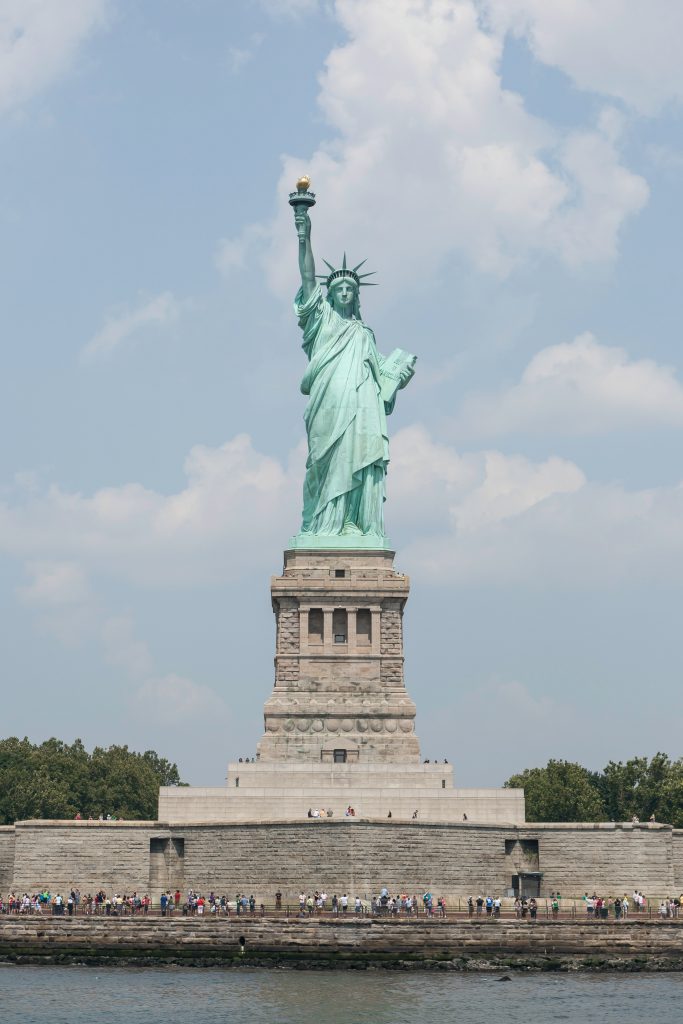 La statue de la Liberté, par Auguste Bartholdi, 1886