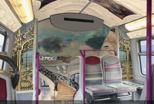 Le RER C se refait une beauté : les rames du train décorées par les musées de Paris