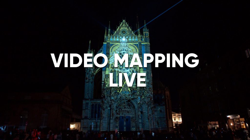 Video mapping live