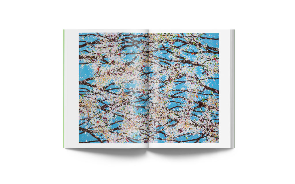 Intérieur du livre Cerisiers en Fleurs de Damien Hirst