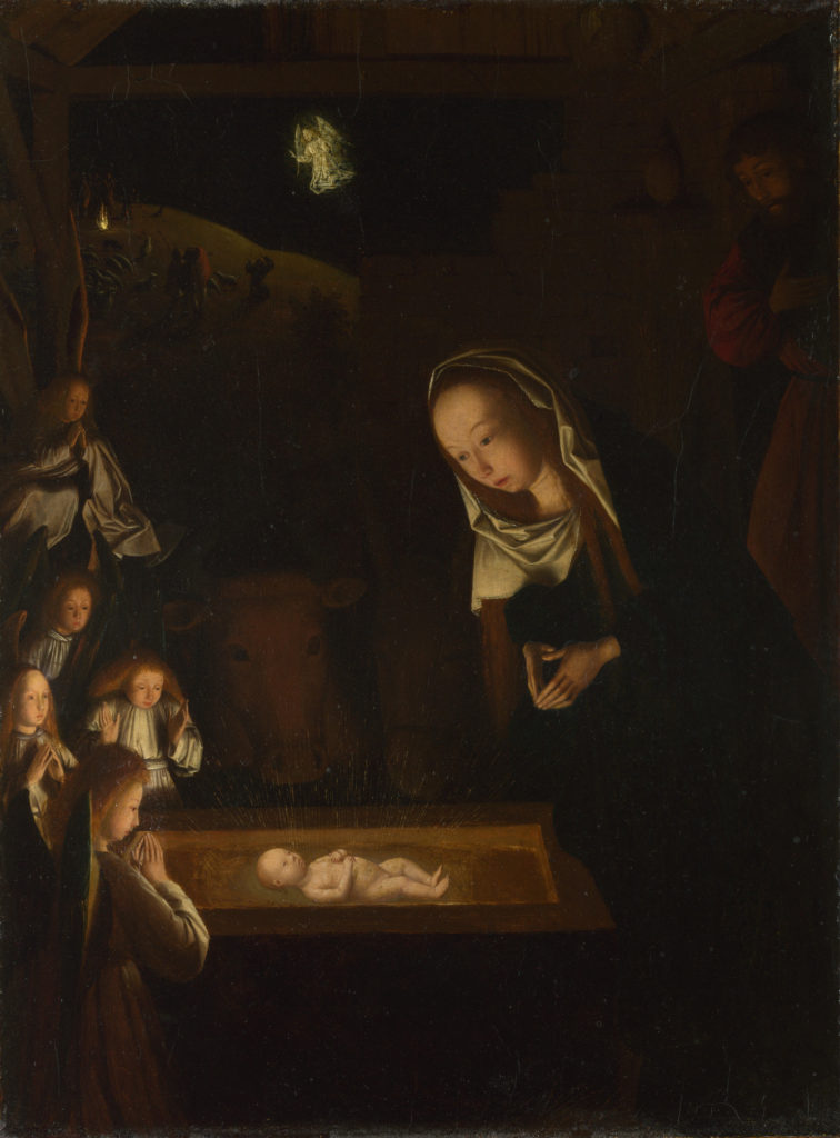 Tableau La Nativité de nuit 