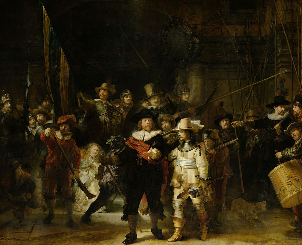 Un croquis caché sous la célèbre toile La Ronde de nuit de Rembrandt !