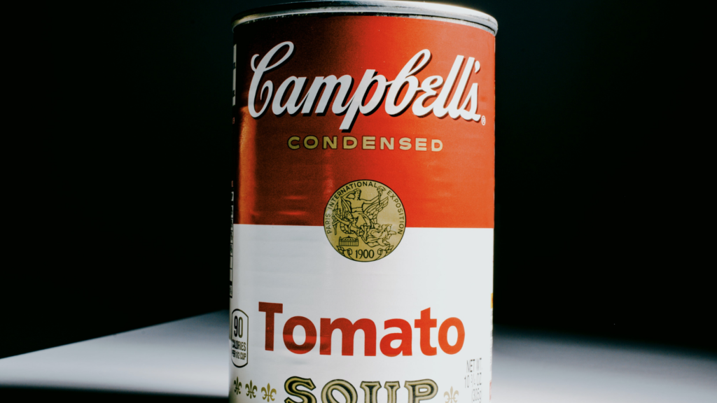 Andy Warhol fan de soupes ?  Analyse Campbell’s Soup Cans