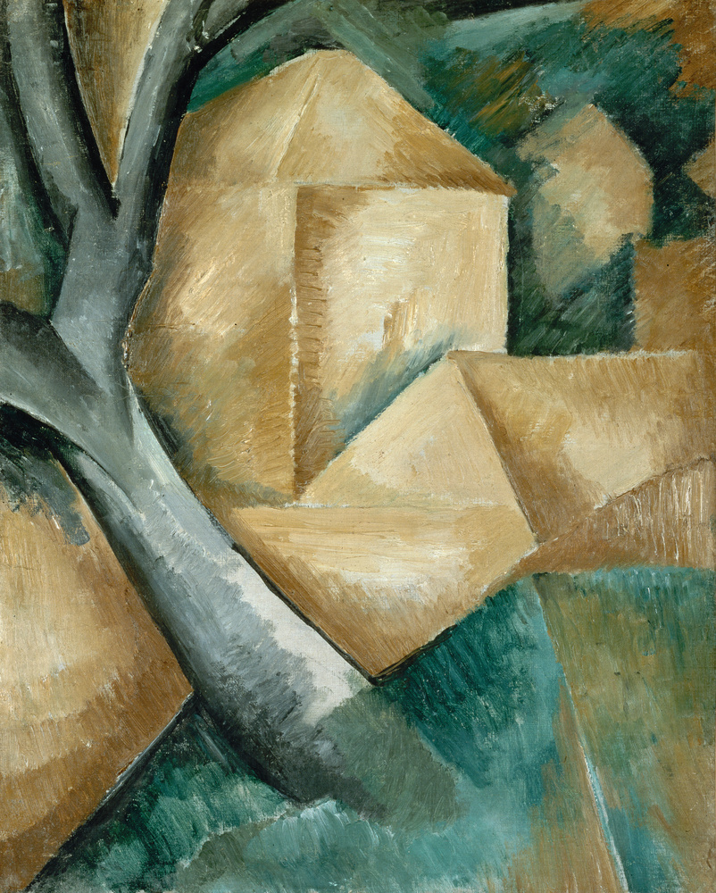 Les Maisons de l’Estaque, George Braque 1908 Cubisme