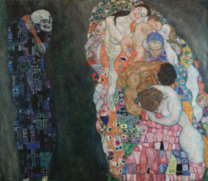 Un tableau de Gustav Klimt vandalisé