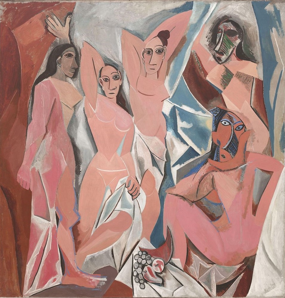 Les Demoiselles d’Avignon, Pablo Picasso 1907 Cubisme