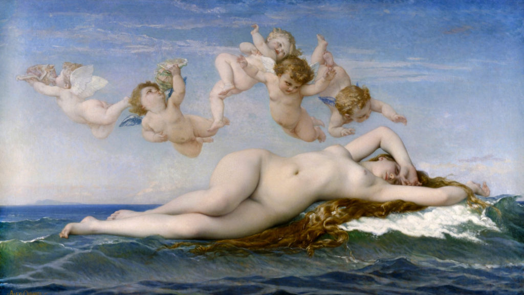 La Naissance de Vénus - Alexandre Cabanel - 1963