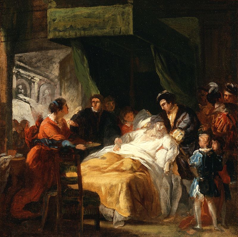 The Death of Leonardo da Vinci - François-Guillaume Ménageot
