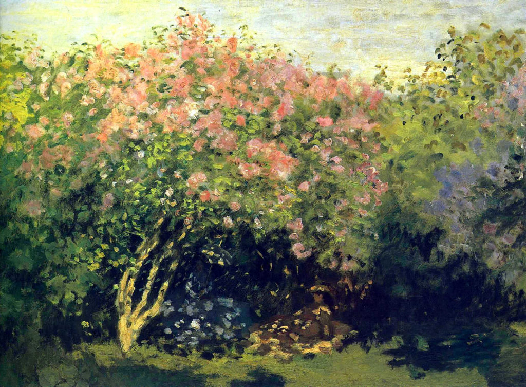 Monet : Lilas au soleil - 1872