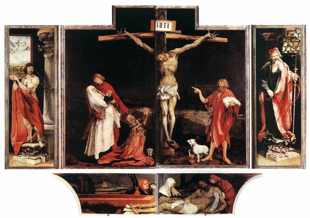 Retable d'Isenheim - Matthias Grünewald et Nicolas de Haguenau
Découvrez 3 oeuvre sur Pâques 