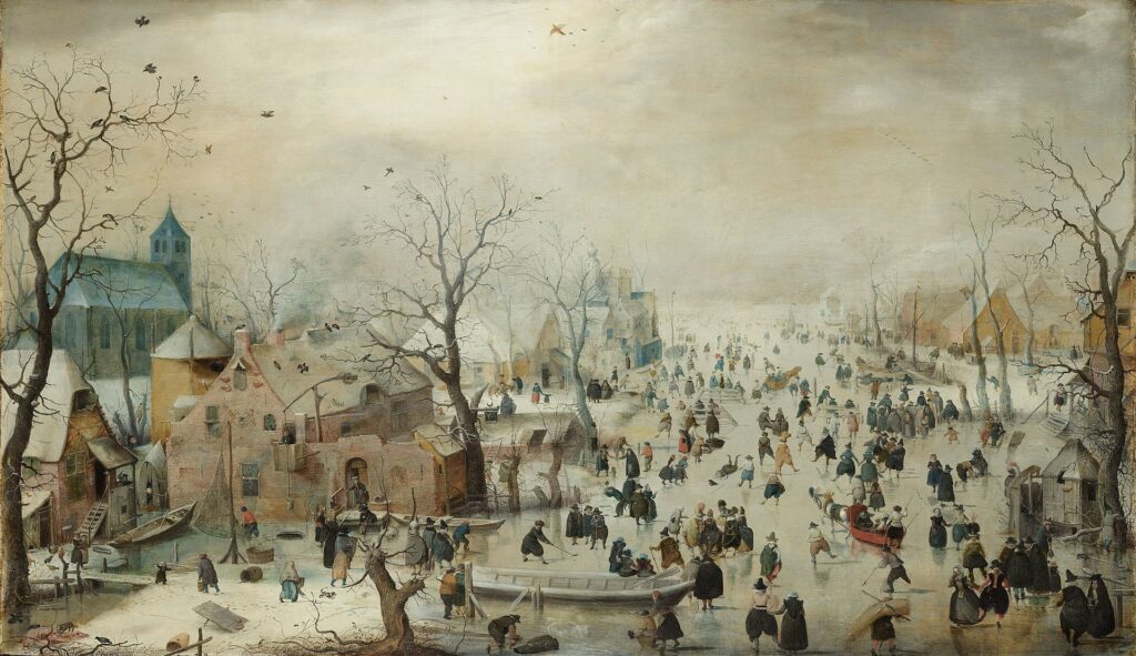Paysage d’hiver Hendrick de Avercamp exposée au Rijksmuseum