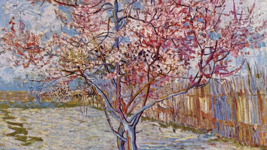 Van Gogh's flowering orchards