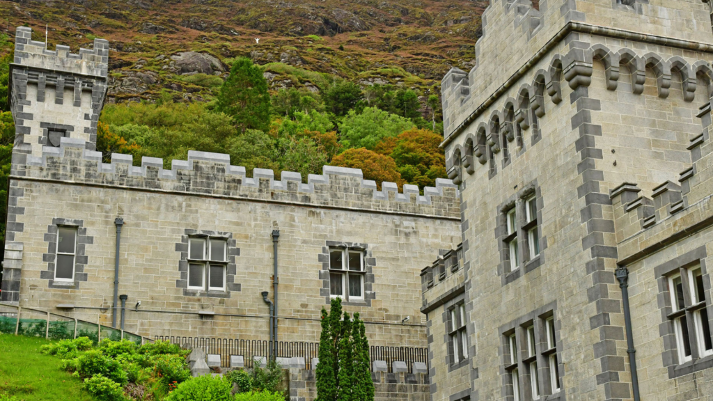 Facade de l'abbaye de kylemore