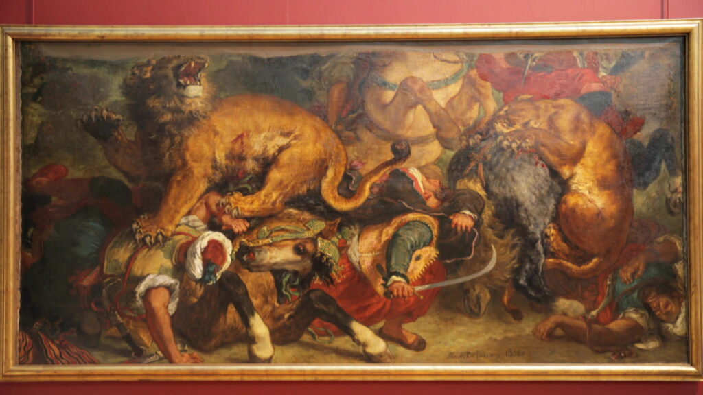 The Lion Hunt - Delacroix