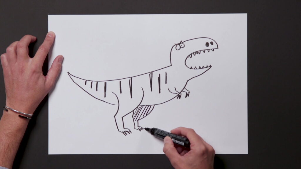 A dinosaur