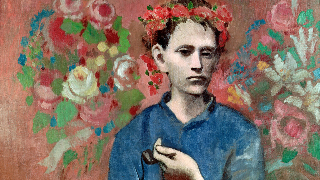 Picasso métamorphose en bleu et rose
