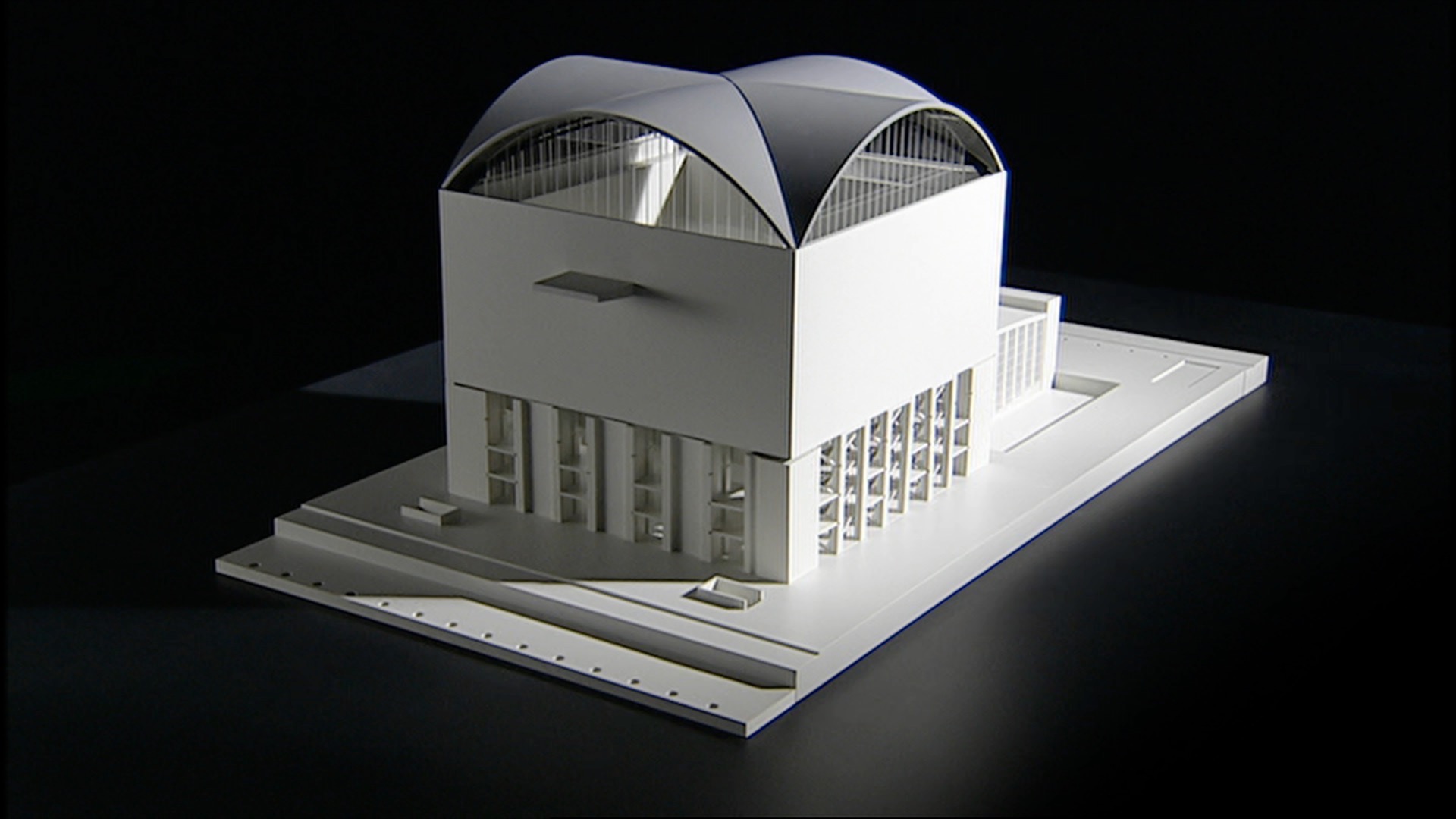 Le palais des réceptions et des congrès de Rome