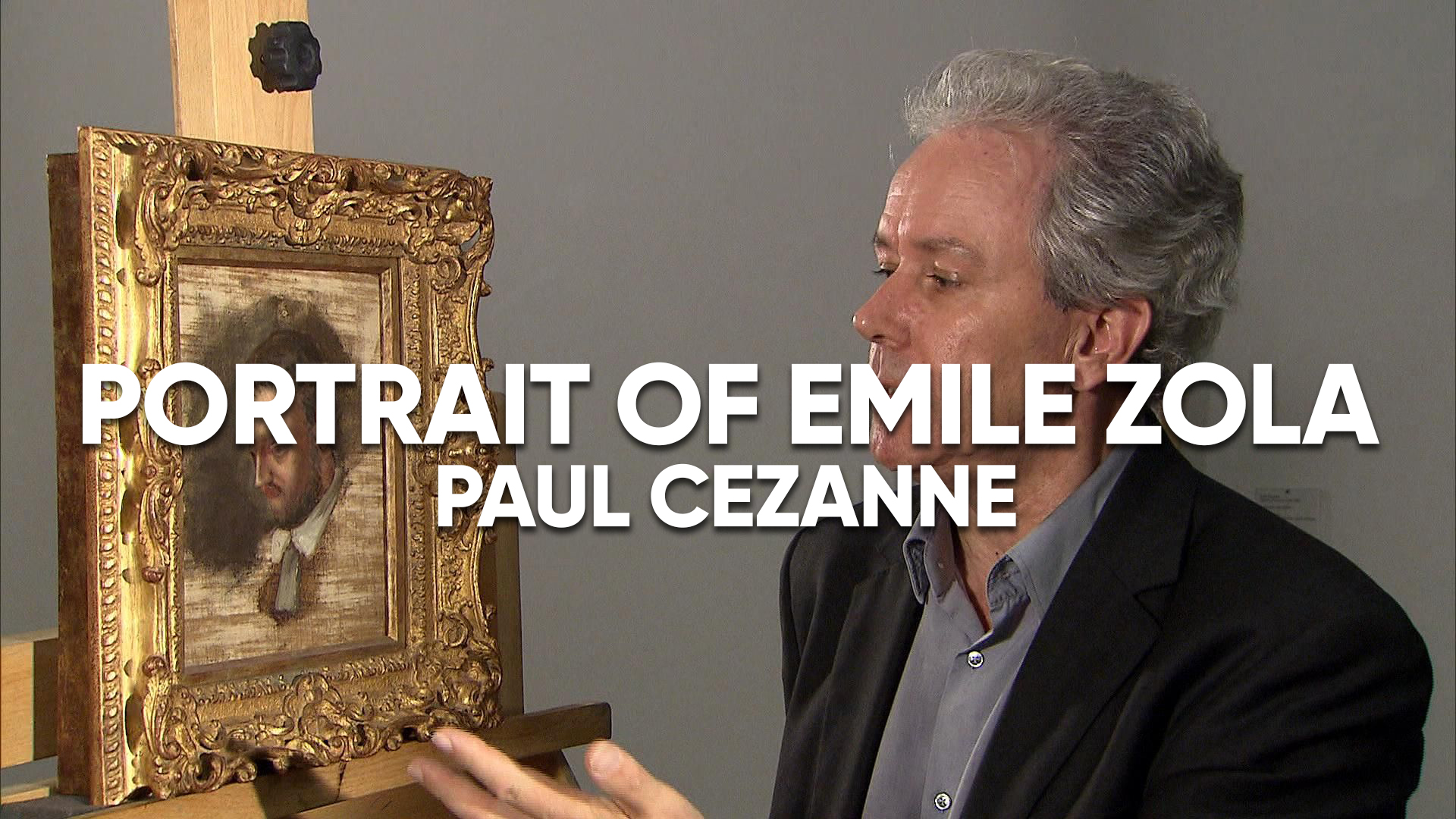 Portrait Of Emile Zola - Cezanne