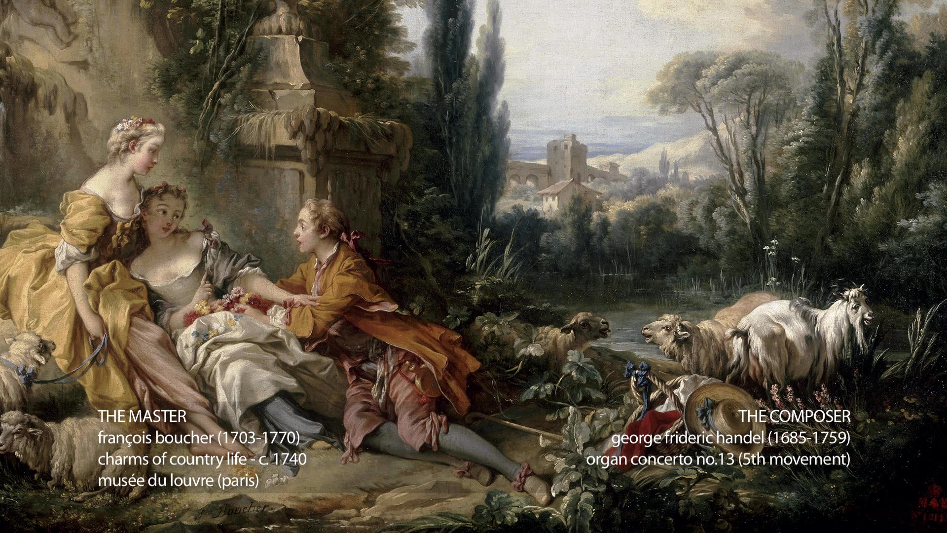 François Boucher & Haendel - Charms of Country Life