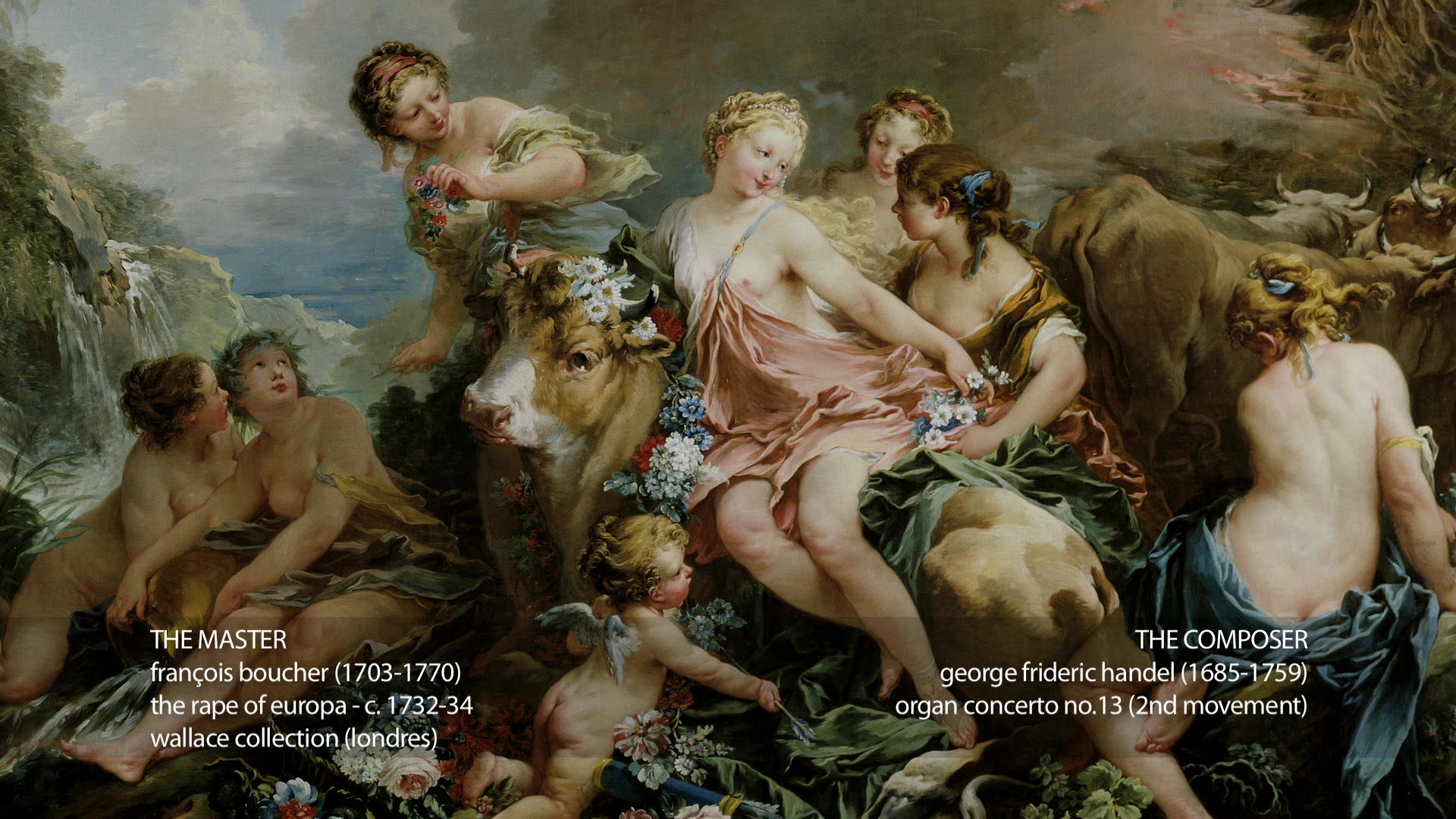 François Boucher & Haendel - The Rape of Europa