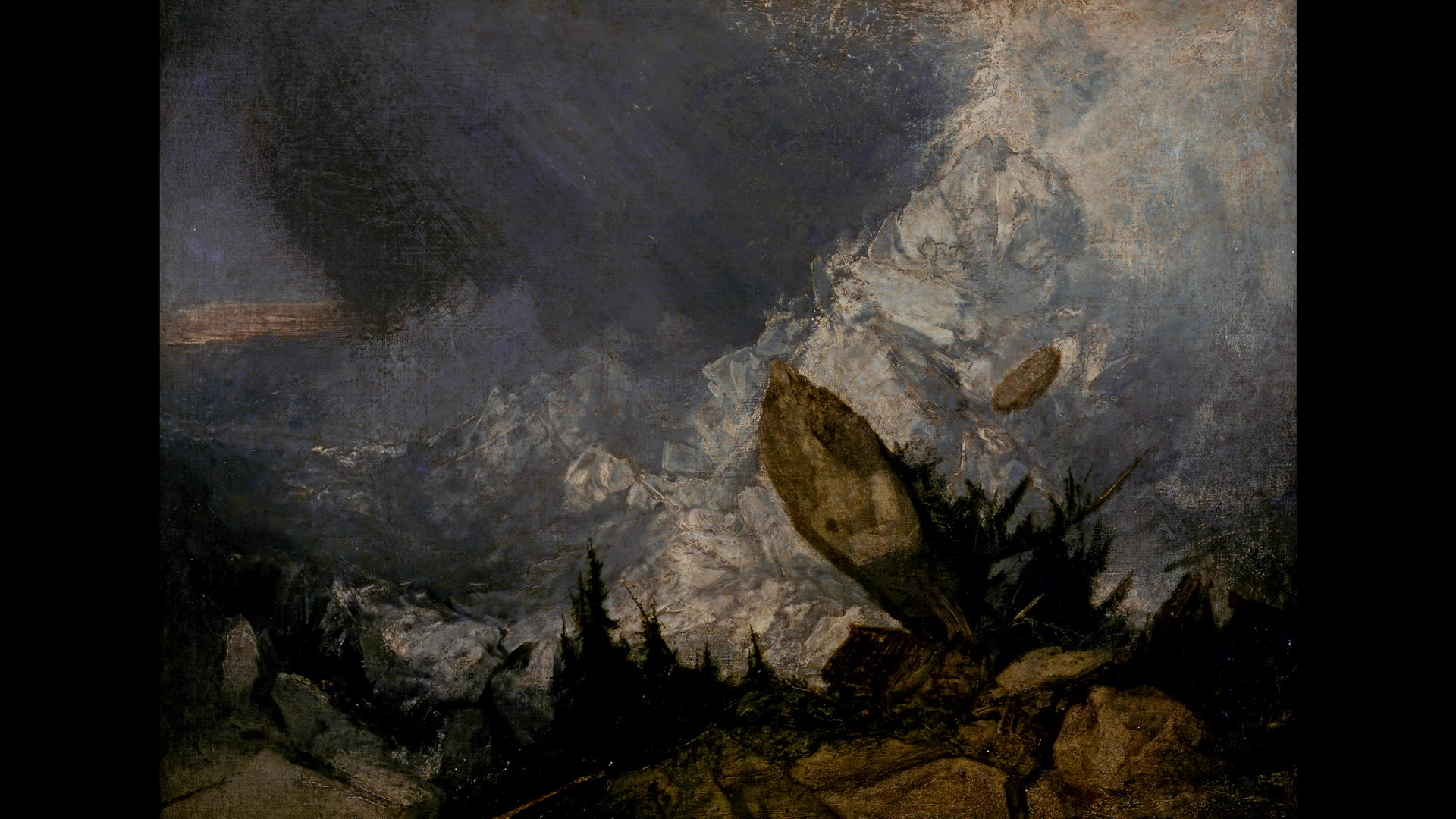 Turner & Schubert - The Fall of an Avalanch in the Grisons