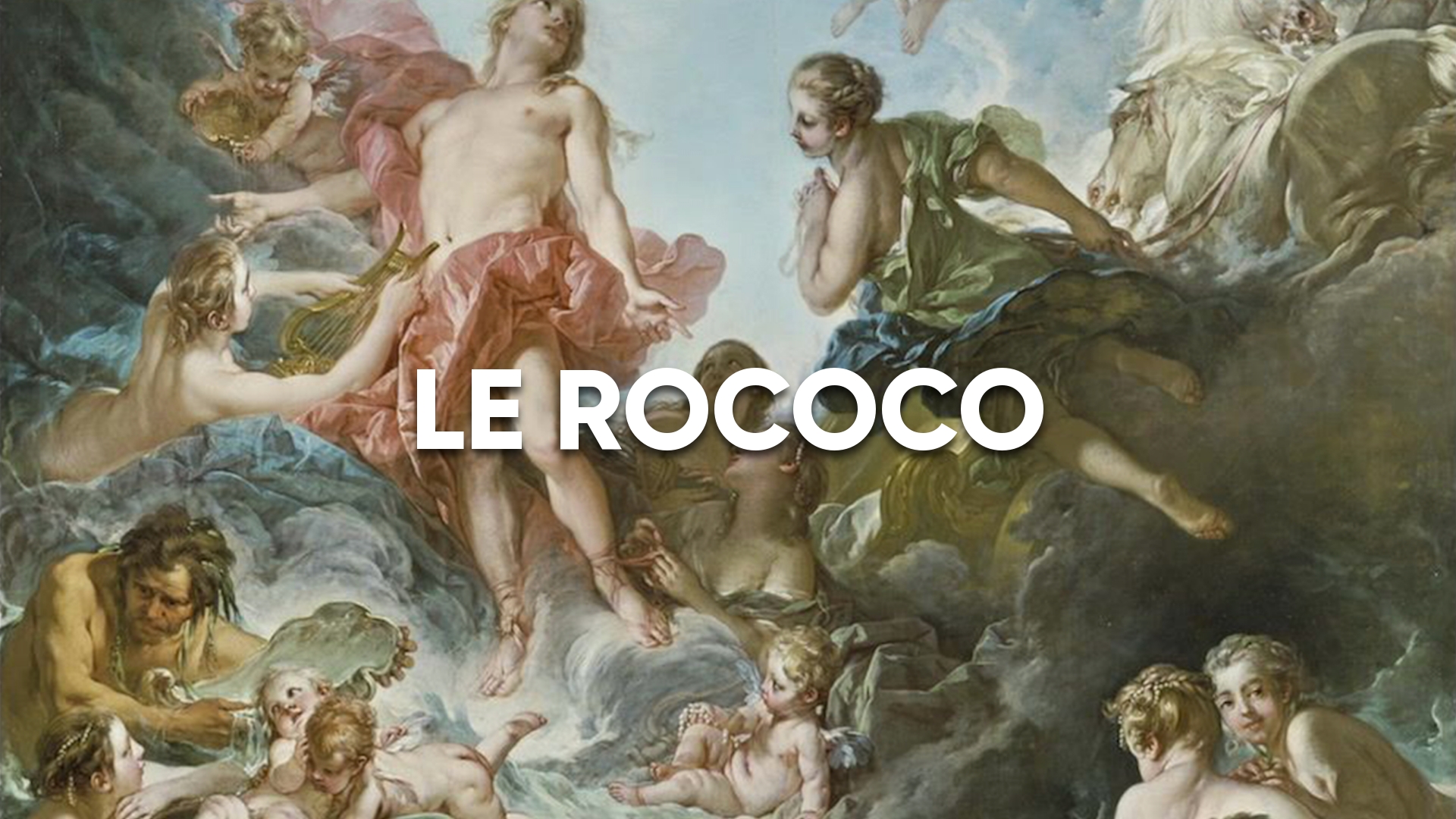 Plaque Murale Rococo - Chérubins - Style Dresde - Multicolore - Vintage
