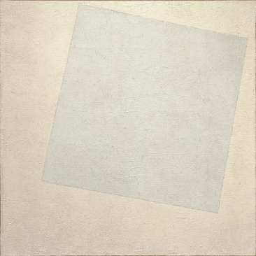 Carré blanc sur fond blanc huile sur toile de 1918 peinte par Kasimir Malevitch