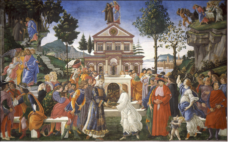 Sandro Botticelli, La Tentation du Christ