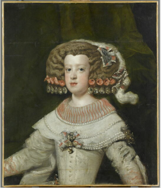 Diego Velázquez, Portrait de l’Infante Marie Thérèse, 1653/1654, huile sur toile, 71,1 x 60,5 cm, Paris, musée du Louvre