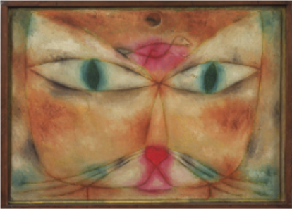 Paul Klee, Variations (Motif Progressif), 1927, huile et aquarelle sur toile, 40,6 x 40 cm, New York , MoMA 