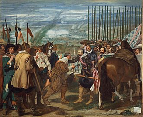 Diego Velázquez, La reddition de Breda ou Les Lances, 1634/1635, huile sur toile, 307 x 367 cm, Madrid, musée du Prado
