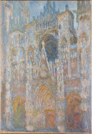 Cathédrale de Rouen dans les tons orangés