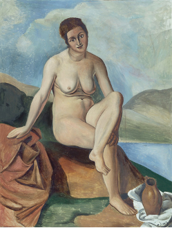 André Derain, Nu à la cruche, 1925, huile sur toile, 170 x 150,5 cm, Paris, musée de l’Orangerie