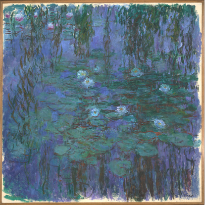 Tableau représentant des nymphéas