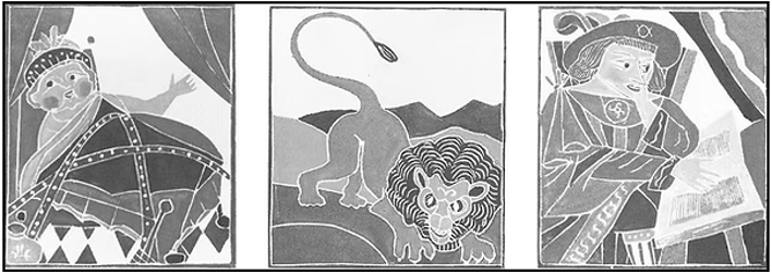 Illustrations pour Pantagruel, (Roman de François Rabelais), 1943