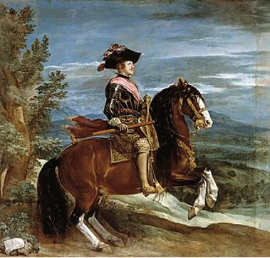 Diego Velázquez, Philippe Iv à cheval, 1634/1635, huile sur toile, 304 x 317 cm, Madrid, musée du Prado