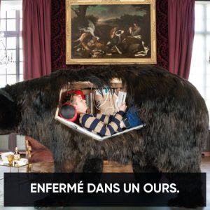 Performance n°1 : Abraham Poincheval, enfermé dans un ours.