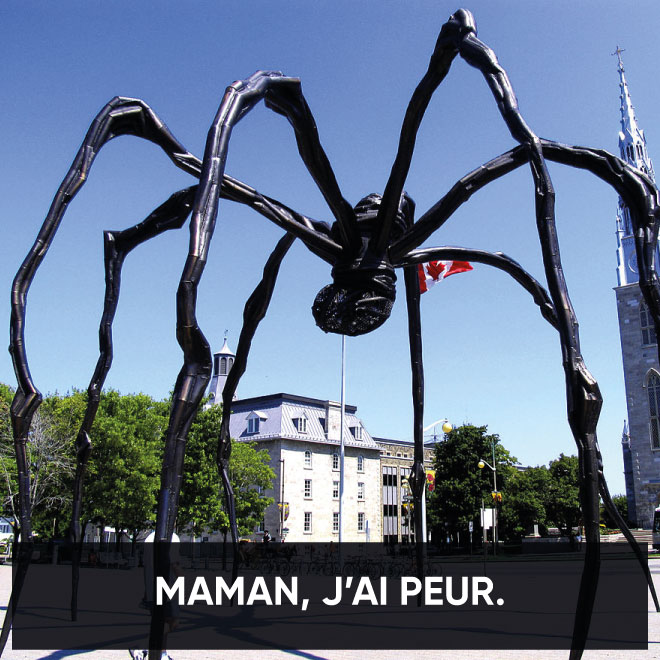 Arachnophobes, passez votre chemin ! Louise Bourgeois