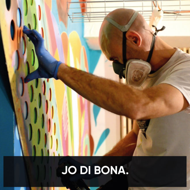 Street artiste - Jo Di Bona